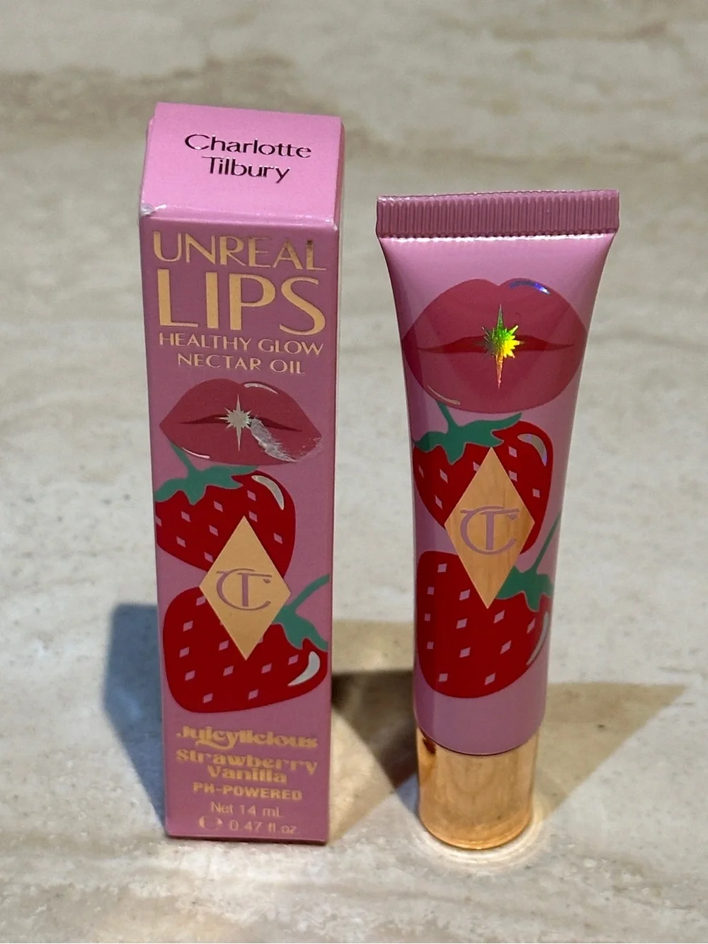 Charlotte Tilbury Unreal Lips Healthy Glow Nectar Lip Oil - Juicylicious
